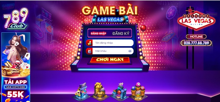 Cổng game thiết kế giao diện khá lôi cuốn bắt mắt