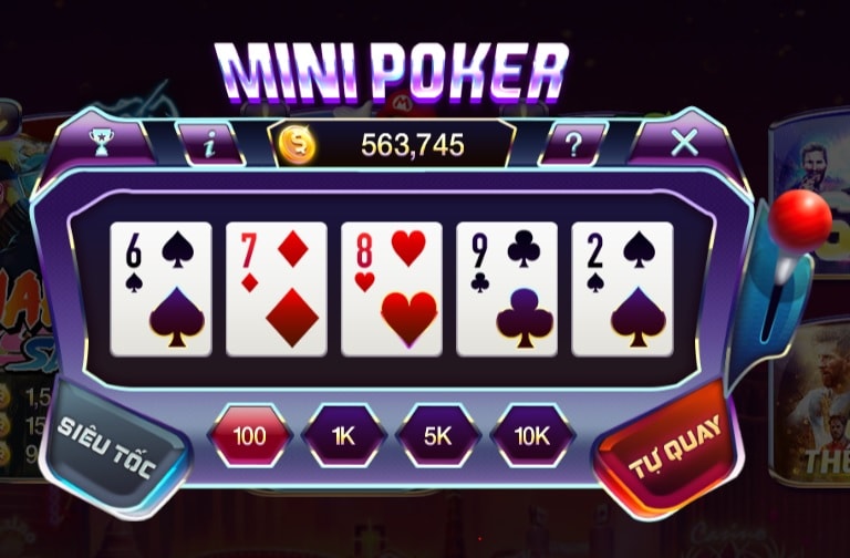 Cách chơi mini poker đơn giản
